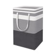 thumbnail image 2 of Portable Laundry Basket, Large Capacity Storage Bin, Lightweight Fabric, Sturdy Handles, Washable Design, For Clothes And Bathroom Laundry, Easy To Clean, Laundry Organization, 2 of 7