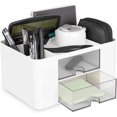 thumbnail image 1 of Organizador de Escritorio con cajón, Caja de Almacenamiento de plástico con 5 Compartimentos y 2 cajones, para Escritorio, tocador, Oficina, hogar, 1 of 4