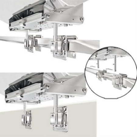 Square Rail Mount - Magma 40752 Dual Square/Flat or Side Bulkhead Rail Mount HD