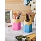 thumbnail image 4 of 1pc Pencil Holder, Pencil Shaped Pen Holders Container, Pencil Storage Organizer Rack, Plastic Multi-Functional Desktop Organizer Makeup Brush Pot Vas, 4 of 4