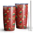 thumbnail image 2 of Christmas 20oz Stainless Steel Mobile Tumbler – Vacuum Insulated Coffee Mug with Lid, Spill-Proof Travel Cup for Hot & Cold Drinks, 2 of 7