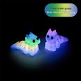 thumbnail image 3 of 3D Printed Triceratops, Small Figurines Dinosaur Fidget Toy, Kids Triceratops Little Animals Figures, Cute Glowing Dinosaur Toy for Boys, Girls at Home, 3 of 10