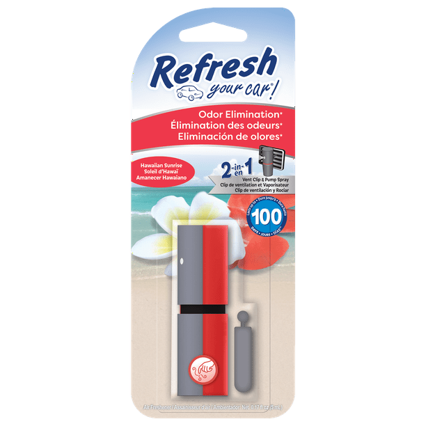 Refresh Your Car! Air Freshener, Hawaiian Sunrise, 1 Pack