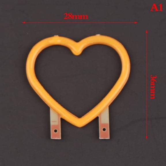 3V LED COB Flexible Filament Warm Diode Christmas Light Holiday Party Decoration Light DIY Bulb Accessories Heart Butterfly Snowflake Type Light Parts