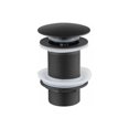 thumbnail image 1 of Desagüe para fregadero, desagüe emergente con desbordamiento automático, lavabo Universal negro, bañera y baño, 1 of 4