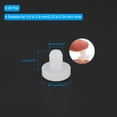 thumbnail image 2 of Uxcell T-Shaped Silicone Rubber Solid Plug for 5.8 to 5.9mm Hole White 24 Pieces, 2 of 6