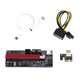 thumbnail image 3 of Seitruly Cable extensor PCI-E, placa de alimentación, USB 3,0, 1X a 16X, condensadores, tarjeta de línea, adaptador portátil de vídeo para ordenador, Electrónica miscelánea Blanco NO3, 3 of 8