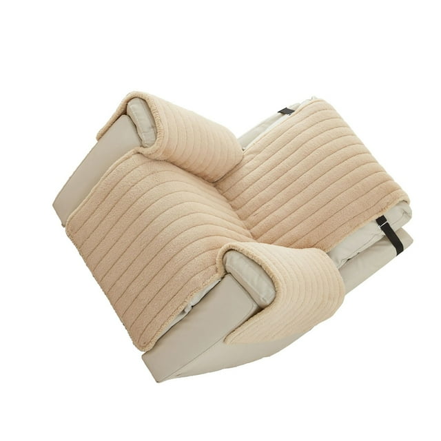 tredstone Housse de Canapé Inclinable à Dessous Antidérapant en Polyester Fabriquée et Résistante aux Rayures, Sans Déplacement, Kaki