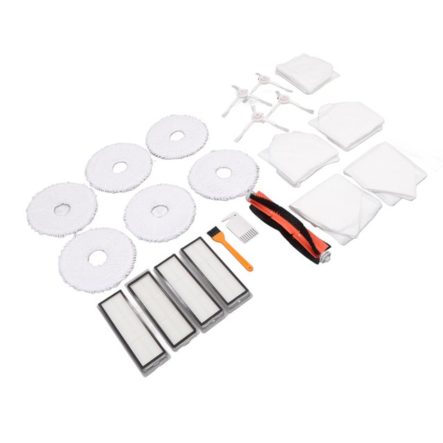 Main Side Brush Filter Easy Maintenance Vacuum Cleaner Brush Set Standard Stable Efficient Cleaning High Efficiency Particulate Air Pollen Prevention for Home ANGGREK Otros