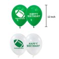 thumbnail image 2 of 11PCS Party Balloon Rugby Football Latex Balloon Birthday Balloon with Ribbon, 2 of 7