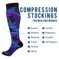 thumbnail image 2 of FORMRS Womens Knee High Socks Casual Long Thick Travel Daily Wear, 1 Pair, Dark Mushrooms Pattern, 2 of 6