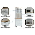 Hodedah Free Standing Kitchen White