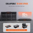 thumbnail image 3 of VEVOR Collapsible Storage Bins with Lids, 65L 3 Packs, Folding Plastic Stackable Utility Crates with Handles, Large Heavy Duty Containers for Clothes, Toys, Books, Snack, Shoes, and Grocery Organizing, 3 of 8