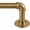 Gold, variant on Industrial Wrap Around Black Curtain Rod, 1 Inch, for Windows 66 to 120, Adjustable Drapery Pole, Indoor/Outdoor Room Divider