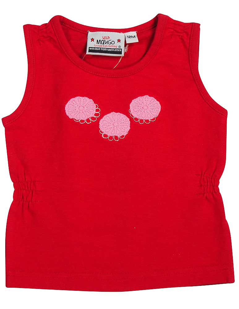 Wild Mango Baby Infant Toddler Girls Sleeveless Cotton Tank Top 7679