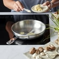 thumbnail image 4 of Demeyere Essential 8-Inch 5-Ply Stainless Steel Fry Pan, Dishwasher Safe, 4 of 9