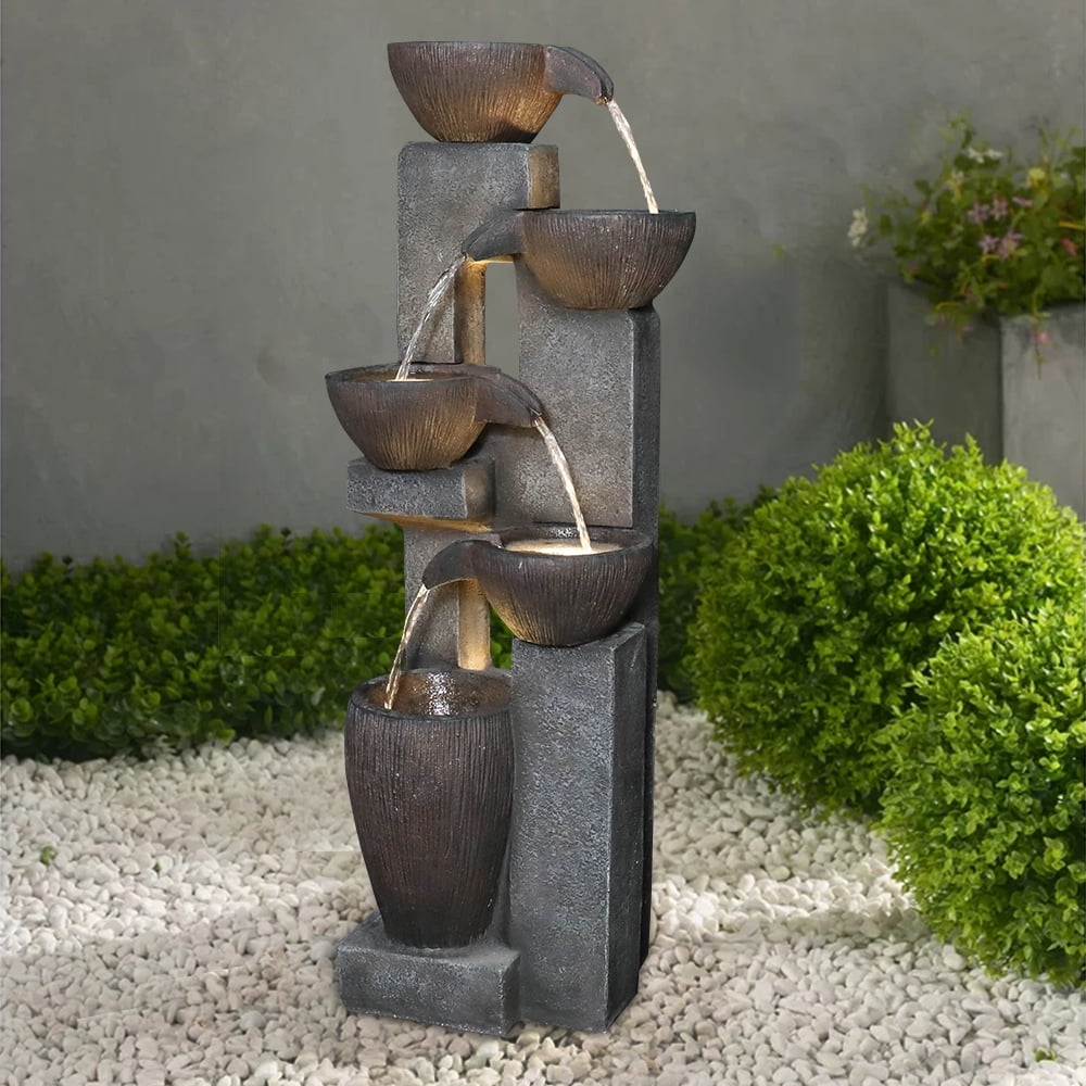 Danner Manufacturing 10" Outdoor 5-Tier Waterfall Fountain