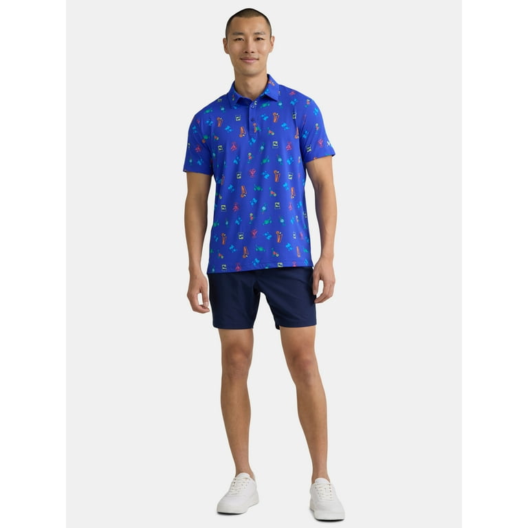 Birdie Bound Men's Novelty Print Golf Polo Shirt photo 2