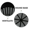 thumbnail image 3 of PBPBOX Hydroponic Baskets Net Pots Black Round Thick Mesh for Plant Growth 1Pcs, 3 of 8