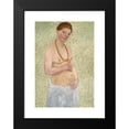 thumbnail image 2 of Paula Modersohn-Becker 11x14 Black Modern Framed Museum Art Print Titled - Self-Portrait on the 6th Wedding Anniversary (1906), 2 of 5