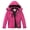Rose Red, variant on Lavenicole Kids Girls Winter Ski Jacket Fleece Lined Windproof Waterproof Jackets Removable Hood