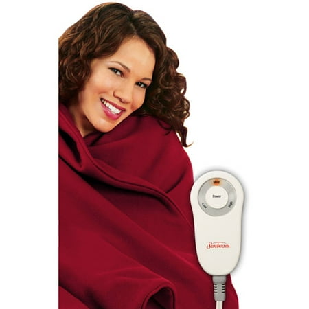 Sunbeam Cuddle Fleece Electric Throw, 4 Additional Colors Available
