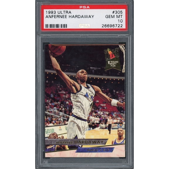 Anfernee Penny Hardaway 1993 Fleer Ultra Basketball Rookie Card RC #305 Graded PSA 10 GEM MINT
