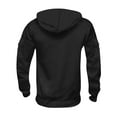 thumbnail image 4 of Dwelliawo Cargo Hoodies for Men Quarter Zip Cargo Pullover Hoodie Fashion Hooded Sweatshirts Winter Tactical Sweatshirts with Pockets Black L, 4 of 5