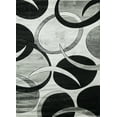 thumbnail image 5 of Rug Legend PREMIUM 3D Hand Carved Modern Abstract 5x8 5x7 Rug Contemporary 1062, 5 of 5