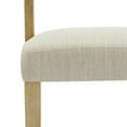thumbnail image 5 of Christopher Knight Home Upholstered Dining Chairs with Solid Wood Frame, Natural+Beige, Set of 2, 5 of 12