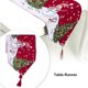 thumbnail image 2 of Corredor de mesa bordado de Navidad para decoraciones de mesa de comedor de fiesta de Navidad, 2 of 8