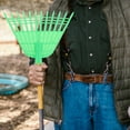 thumbnail image 5 of KONTONTY Lightweight Plastic Garden Rake for Efficient Leaves and Grass Cleanup in Yard and Lawn Care, 5 of 5