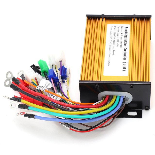 Electric Scooter Speed Controller, Brushless Speed Motor Controller Electric Bike Accessary Stable Performance for 3 Mode Electric Bike 36V-48V,48V-72V
