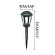 thumbnail image 2 of Postes de luces solares LED para exteriores | Panel solar de alto brillo | Lámpara de columna de valla impermeable IP65 | Accesorio de pilar ABS moderno | Mando a distancia | Paquete de 2 | 9x31cm |, 2 of 7