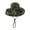 Light Green, variant on Fisherman Hat with Dual Brushless Solar Fans Cooling Forehead Neck UPF50 Anti-UV Fabric Wide Brim Adjustable Hiking Fishing Hat