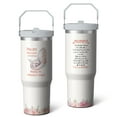 thumbnail image 2 of 1pc elephant 30oz Tumbler with Straw & Handle - Insulated Stainless Steel Cup | Holiday Gift for Man Women (Christmas, Valentine's, Birthday), 2 of 7