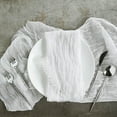 thumbnail image 6 of Balsa Circle 5 Pieces White 21" Cheesecloth Gauze Cotton Table Napkins, 6 of 8