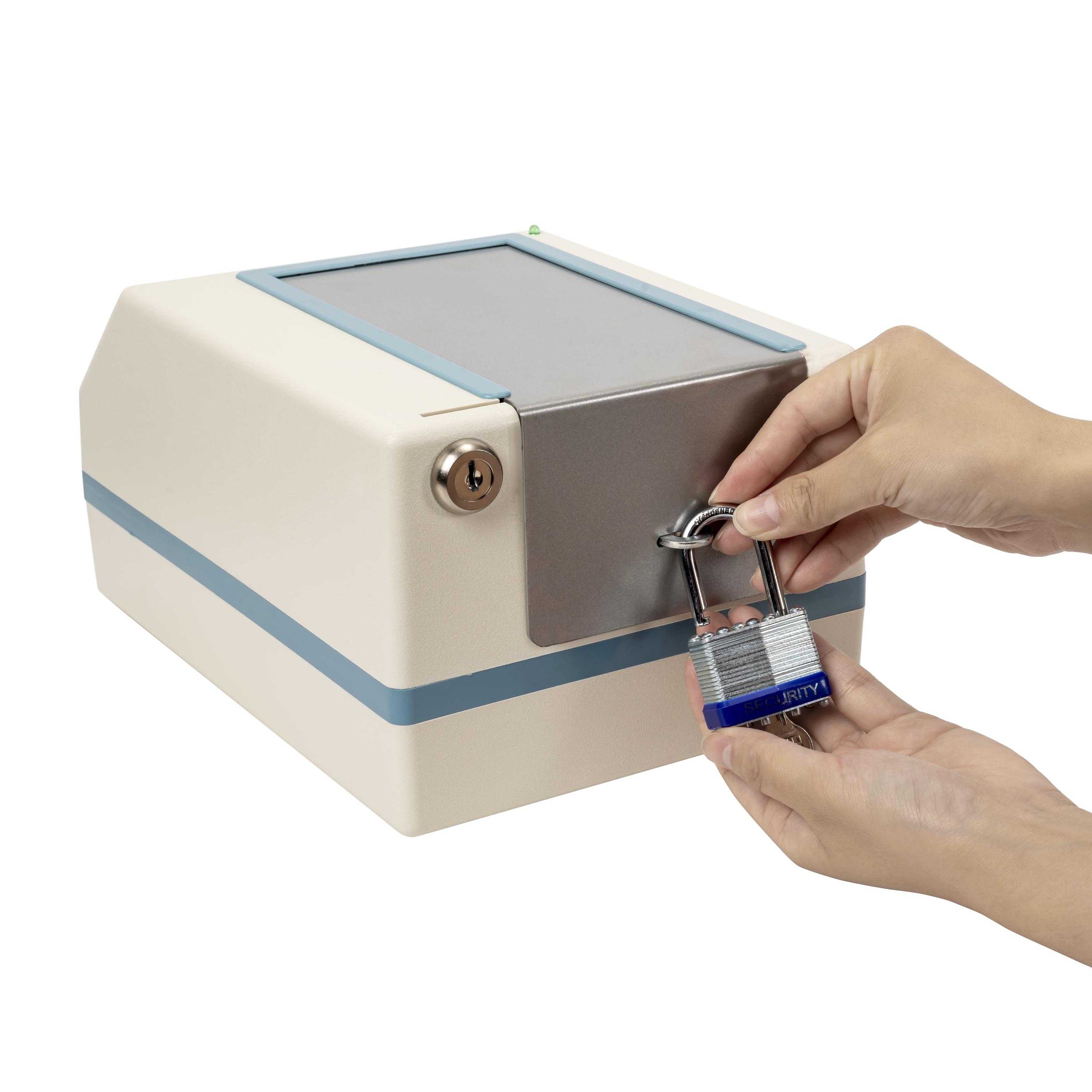 e-pill CompuMed Safe - Tamper Resistant Automatic Pill Dispenser – Metal Security Cover with Padlock
