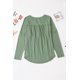 thumbnail image 2 of ABPHQTO Blusa de manga larga con botones y empalme para mujer, 2 of 5