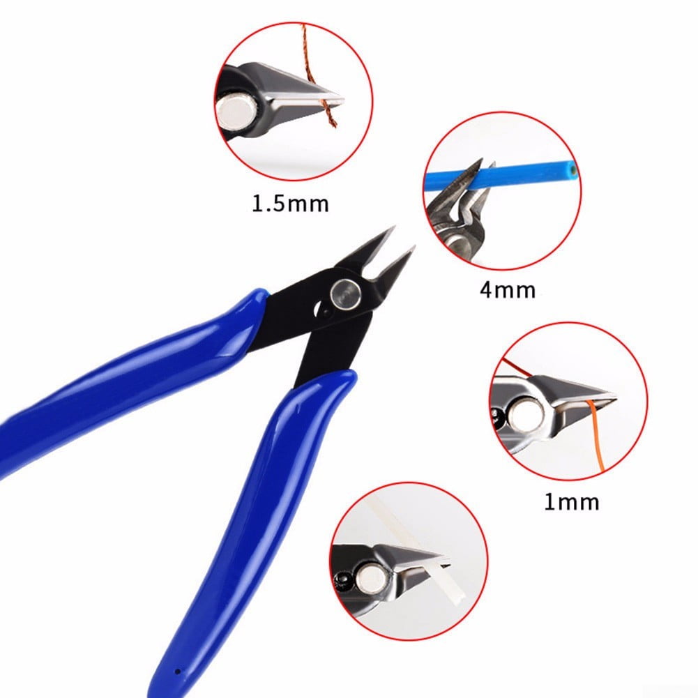 1xMini Flush Side-Cutter Precision Shear Wire Snips Pliers Tools Diagonal-Cut