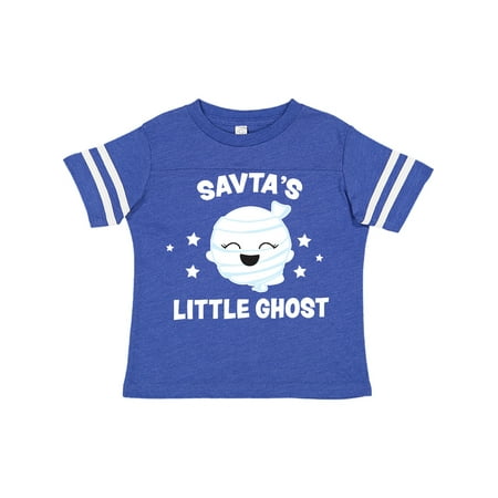 

Inktastic Cute Savta s Little Ghost with Stars Gift Toddler Toddler Girl T-Shirt