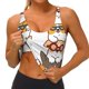 thumbnail image 3 of Balery Corgi Dog2 Sujetadores deportivos con espalda cruzada para mujer, acolchados, sin costuras, de alto impacto, ideales para yoga, gimnasio, entrenamiento y fitness.-Large, 3 of 8
