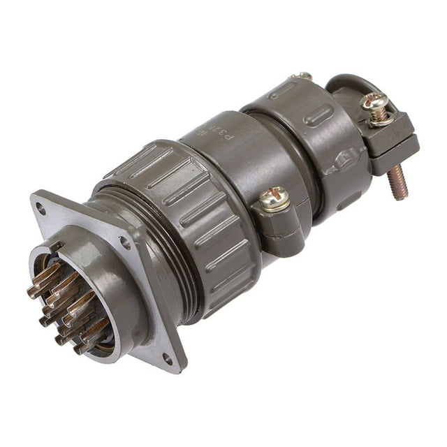 Unique Bargains Aviation Connector, 32mm 12P 500V P32-12 Waterproof Male Wire Panel Power
