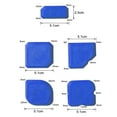 thumbnail image 3 of Lefu 5pcs Silicone Sealant Tool Spreader Finish Kit Caulk Tile Grout Applicator, 3 of 9