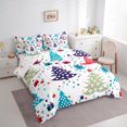 thumbnail image 3 of Castle Fairy Teens Xmas Tree Twin Bedding Sets 7-Piece,Merry Christmas Bedding Comforter Set Microfiber,Polka Dots Breathable Sheet Sets,Super Cozy Room Decor,Reversible, 3 of 8