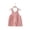 Pink A1, variant on Toddler Girls Summer Solid Capris Overalls Casual Breathable Pants