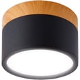 thumbnail image 2 of Foco de Techo de Superficie Redondo LED Negro Blanco Frío Plafón de Aluminio 12W Ø110mm 230V 6000K para Pasillo Dormitorio Comedor Cocina Salón oso de fresa Electrónica, 2 of 5