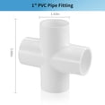 thumbnail image 2 of Tubería de PVC Fitting LESSO en cruz de 1 pulgada, paquete de 10, 2 of 7
