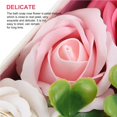 thumbnail image 2 of Jabón De Baño Flor De Rosa Jabón Perfumado Floral Realista Jabón Delicado De Rosa Flores De Rosa Artificiales Para El Día De San Valentín Aniversario Cumpleaños Día De La Madre Vogacara HA028126-03, 2 of 7