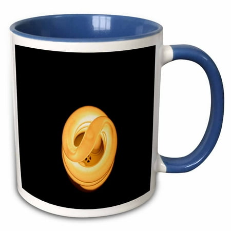 

light bulb in the dark 11oz Two-Tone Blue Mug mug-4669-6